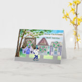 Kerstmis voor de Zuidelijke stijl van je postdrage Kaart (Gele Bloem)