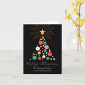 Kerstmis voor dominee en haar echtgenoot kaart (Gele Bloem)