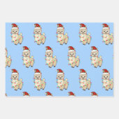 Kerstmis voor gezelschapsdieren inpakpapier vel (Voorkant 2)