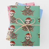 Kerstmis voor gezelschapsdieren inpakpapier vel (In situ)