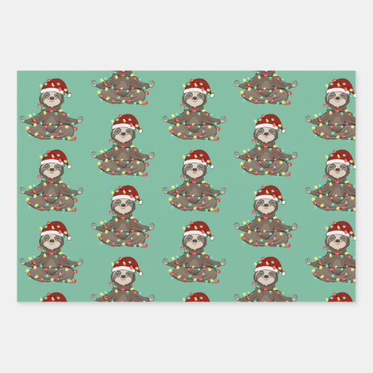 Kerstmis voor gezelschapsdieren inpakpapier vel (Voorkant)