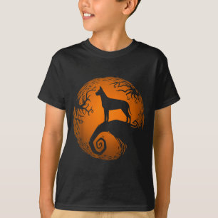 Kerstmis Voor Halloween Hondenontwerpen T-shirt