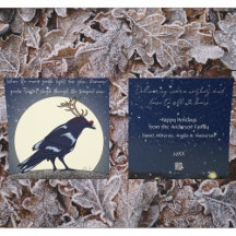 Kerstmis voor Halloween Lover's Reindeer Crow