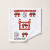 Kerstmis voor handdoeken (Wasdoekje)