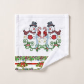 Kerstmis voor handdoeken (Wasdoekje)