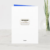 Kerstmis, voor jou en voor jou, pinguïns noordelij kaart (Achterkant)