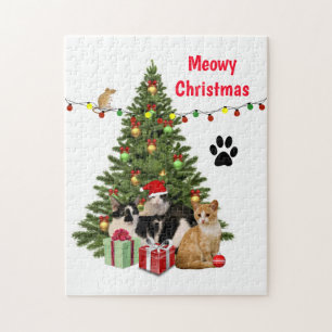 Kerstmis voor katten / Kattenliefhebber Legpuzzel