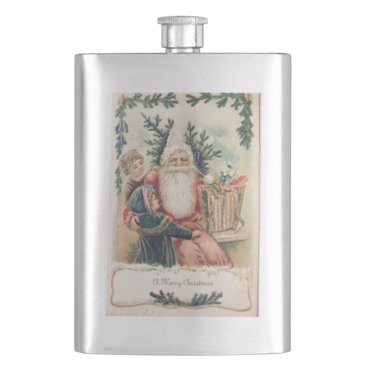 Kerstmis voor kerstmis heupfles (Voorkant)