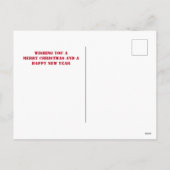 Kerstmis voor kerstmis met kerstmis voor kerstmis  feestdagenkaart (Achterkant)