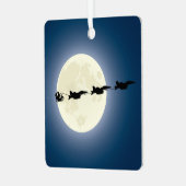 Kerstmis voor kerstmis met kerstmis voor kerstmis  metalen ornament (Voorkant links)