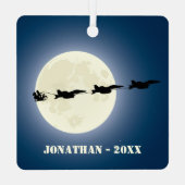 Kerstmis voor kerstmis met kerstmis voor kerstmis  metalen ornament (Achterkant)