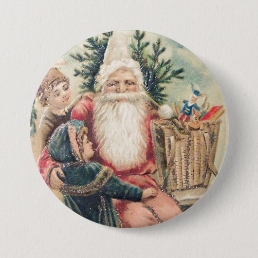 Kerstmis voor kerstmis ronde button 7,6 cm (Voorkant)