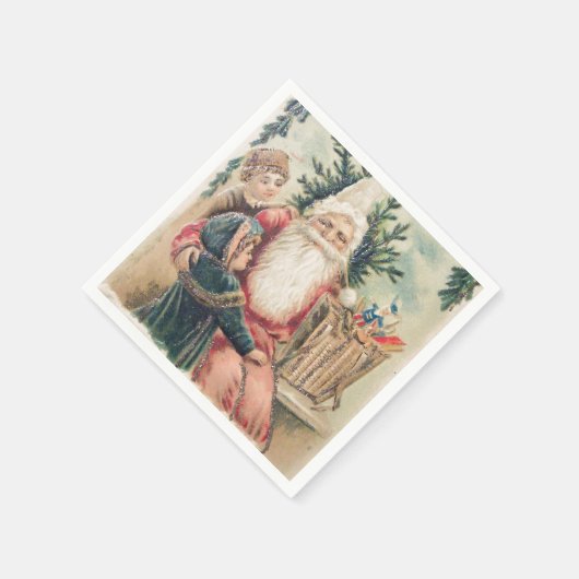 Kerstmis voor kerstmis servetten (Hoek)