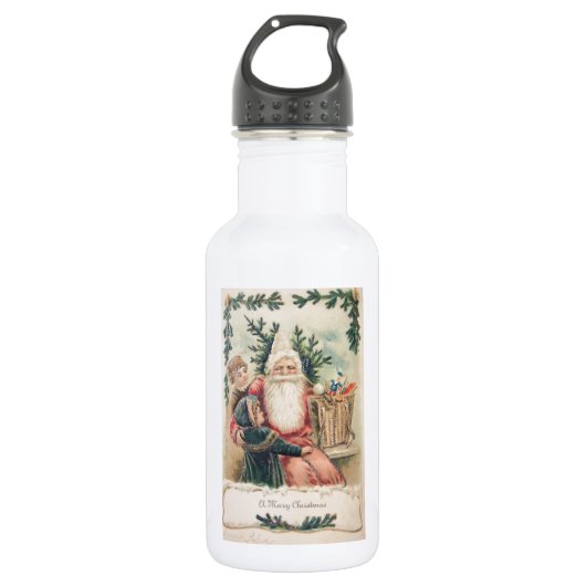 Kerstmis voor kerstmis waterfles (Voorkant)