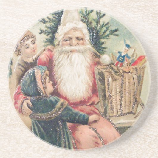 Kerstmis voor kerstmis zandsteen onderzetter (Voorkant)