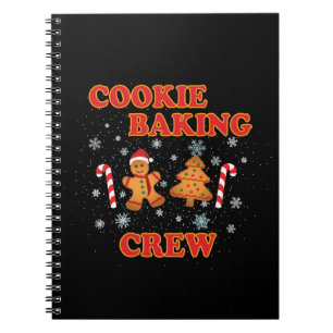 Kerstmis voor koekjesbakkerij notitieboek