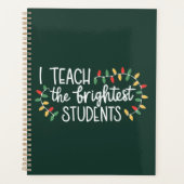 Kerstmis voor leraren Ik leer de slimste studenten Planner (Voorkant)