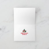 Kerstmis voor lezers kaart (Binnen)