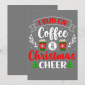 Kerstmis voor mannen Vrouwen die ik op koffie ren. Kaart (Voorkant / Achterkant)