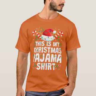 Kerstmis voor mannen vrouwen Dit is mijn kerst pyj T-shirt