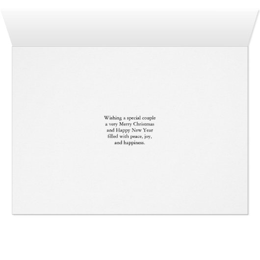 Kerstmis voor ouders, Snowflake Design, Modern (Binenzijde Horizontaal (Onderkant))