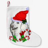 Kerstmis voor Poodles Kleine Kerstsok (Voorkant)