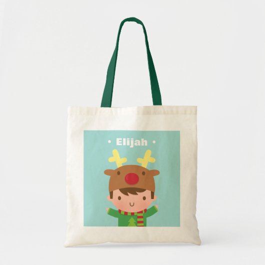 Kerstmis voor rendierjongen tote bag (Voorkant)