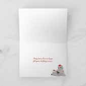 Kerstmis voor tante en Oom Feestdagen Kaart (Binnen)