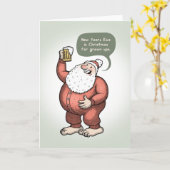 Kerstmis voor Volwassenen Kaart (Gele Bloem)