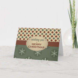 Kerstmis voorbij feestdagen kaart