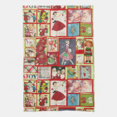 Kerstmis voorbij keukenhanddoek (Verticaal)