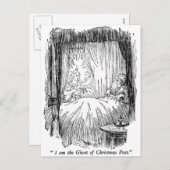 Kerstmis voorbij (met tekst) feestdagenkaart (Voorkant / Achterkant)