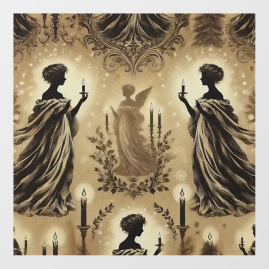 Kerstmis voorbij raamsticker (Vel)