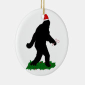 Kerstmis voorbij, Squatchen voorbij Keramisch Ornament (Rechts)