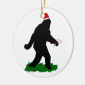 Kerstmis voorbij, Squatchen voorbij Keramisch Ornament (Links)