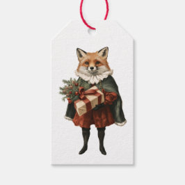 KERSTMIS VOS KADOETIKET OUD CADEAULABEL