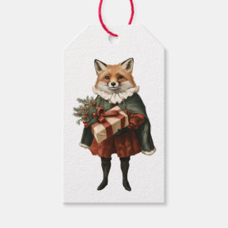 KERSTMIS VOS KADOETIKET OUD CADEAULABEL