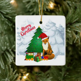 Kerstmis Vos Ornament