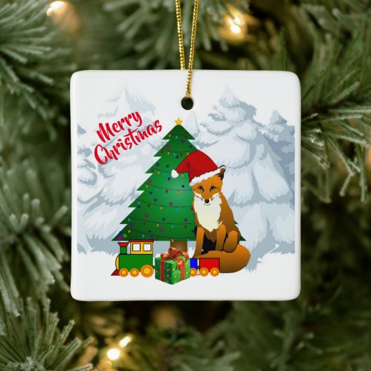 Kerstmis Vos Ornament (Boom)