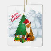 Kerstmis Vos Ornament (Links)