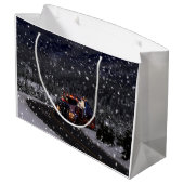 Kerstmis vrachtwagen groot cadeauzakje (Achterkant Gekanteld)