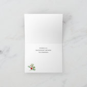 Kerstmis Vrede & Goodwill Feestdagen Kaart (Binnen)