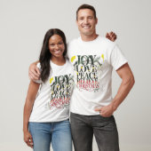 Kerstmis Vrede Liefde Geloven T-shirt (Unisex)