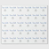 Kerstmis Vrede op Aarde Strand Zand Dollar Patter Cadeaupapier (Vlak)