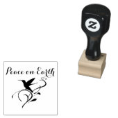 Kerstmis - Vrede voor vogels op aarde Rubberstempel (Gestempeld)
