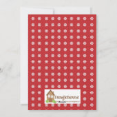 Kerstmis VREDESKaart met 2 knoppen Feestdagenkaart (Achterkant)