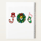 Kerstmis Vreugde Decoraties Eenvoudig Modern Minim Planner (Achterkant)