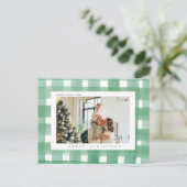 Kerstmis Vreugde Kerstmis Familie Foto Feestdagenkaart (Staand voorkant)