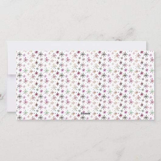 Kerstmis VREUGDEVOLLE GROETEN 2 foto's Lichten Feestdagenkaart (Achterkant)