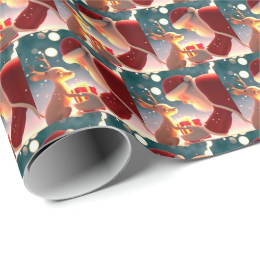 Kerstmis Vriendelijkheid 1 Cadeaupapier (Rol Hoek)